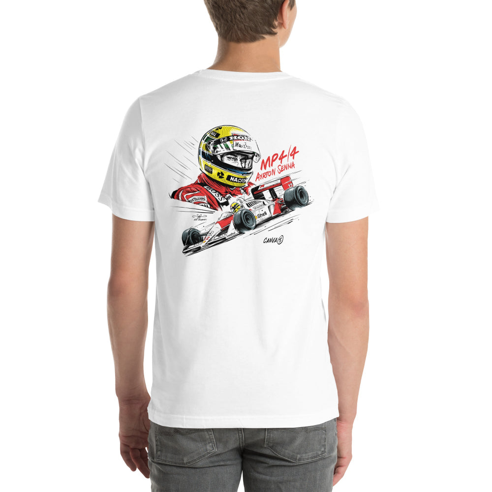 Ayrton Senna x MP4/4 Back Print