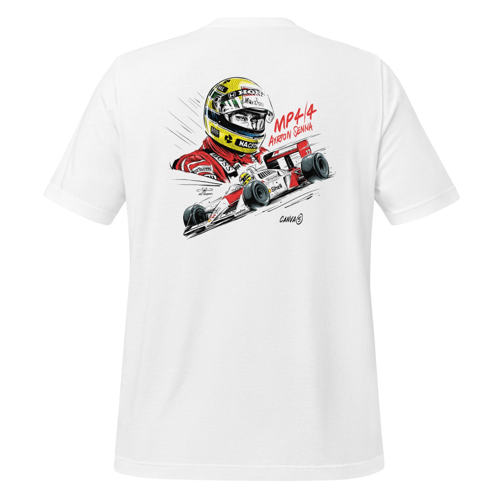Ayrton Senna x MP4/4 Back Print