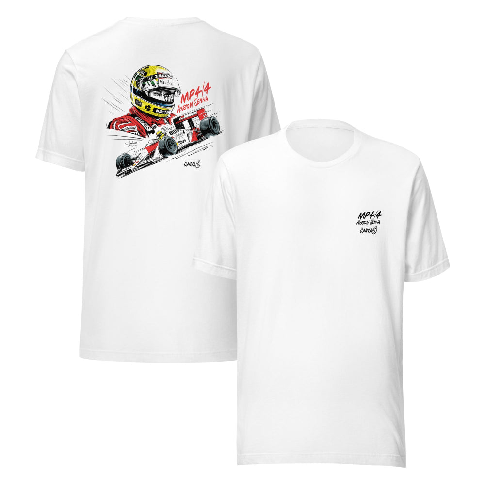 Ayrton Senna x MP4/4 Front and Back Print